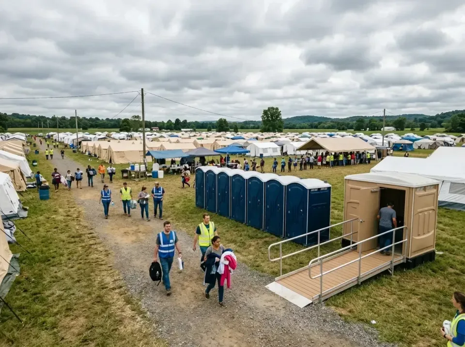 disaster-relief-camp-restrooms-010 — frequently asked questions, Dumpster & Portable Bathrooms Rental in Lincoln, IL